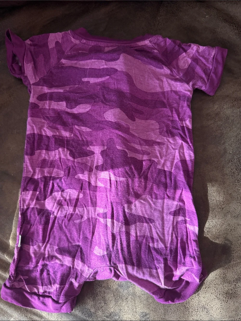 Little Sleepies Berry Camo Shortie Zippy